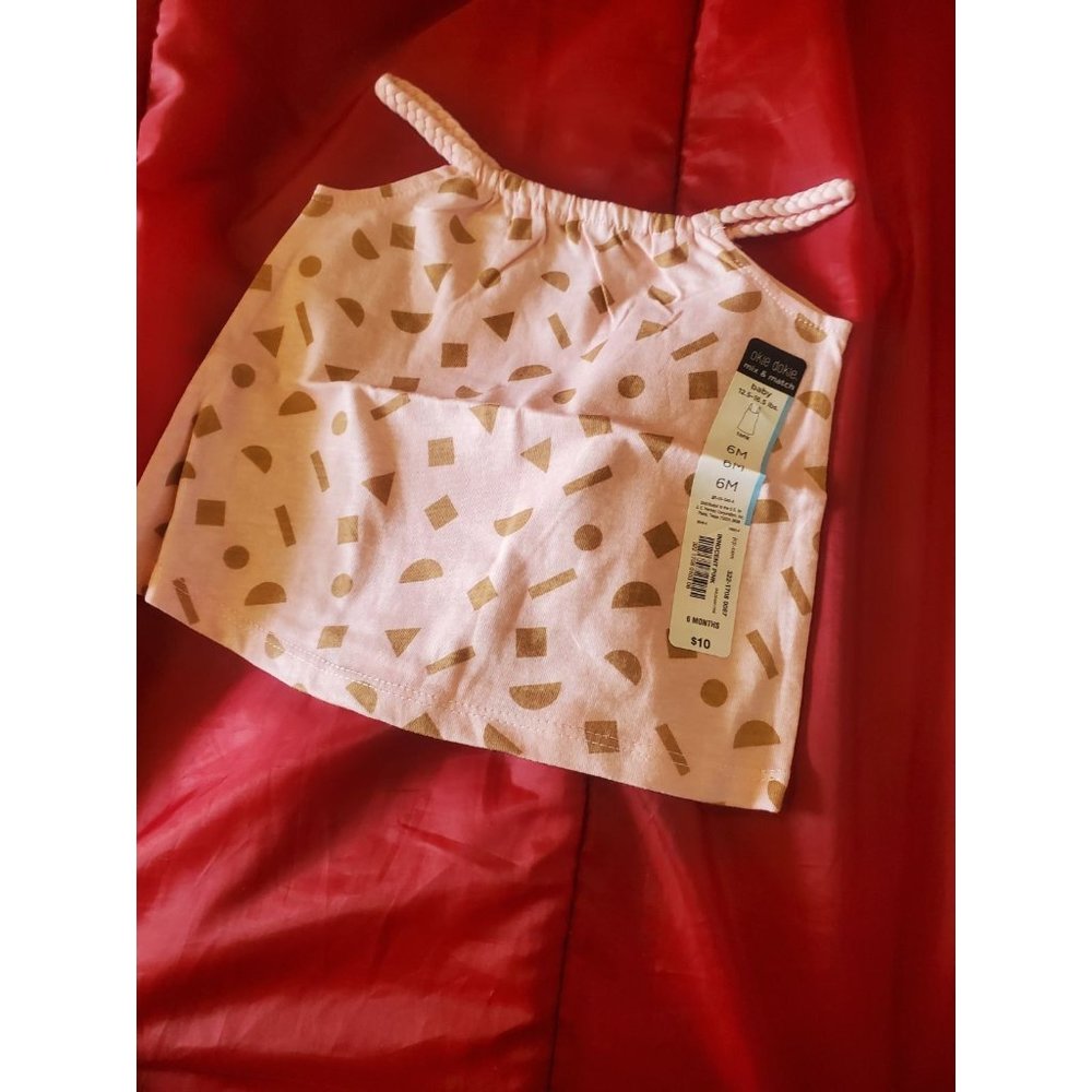 Okie dokie baby girl size 6m pink 6 months Shirt Top